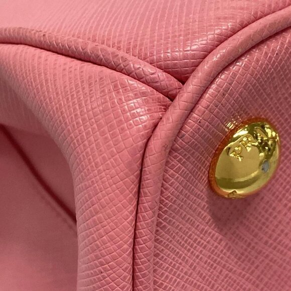 PRADA - Pink Leather Handbag - Picture 11 of 16